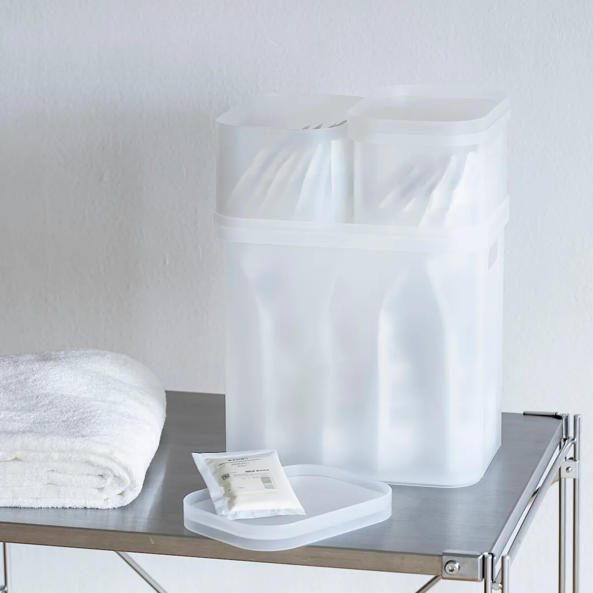 New Muji Corbeille en PP 15 X 11 X 8.6cm One Colour