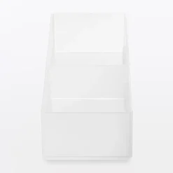 Clearance Muji Corbeille PP avec séparateur  3 ‐ 6.7x20x4 cm