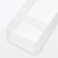 Clearance Muji Corbeille PP avec séparateur  3 ‐ 6.7x20x4 cm