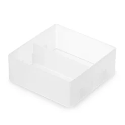 Clearance Muji Corbeille PP avec séparateur 1 ‐ 10x10x4cm
