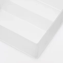 Clearance Muji Corbeille PP avec séparateur 1 ‐ 10x10x4cm