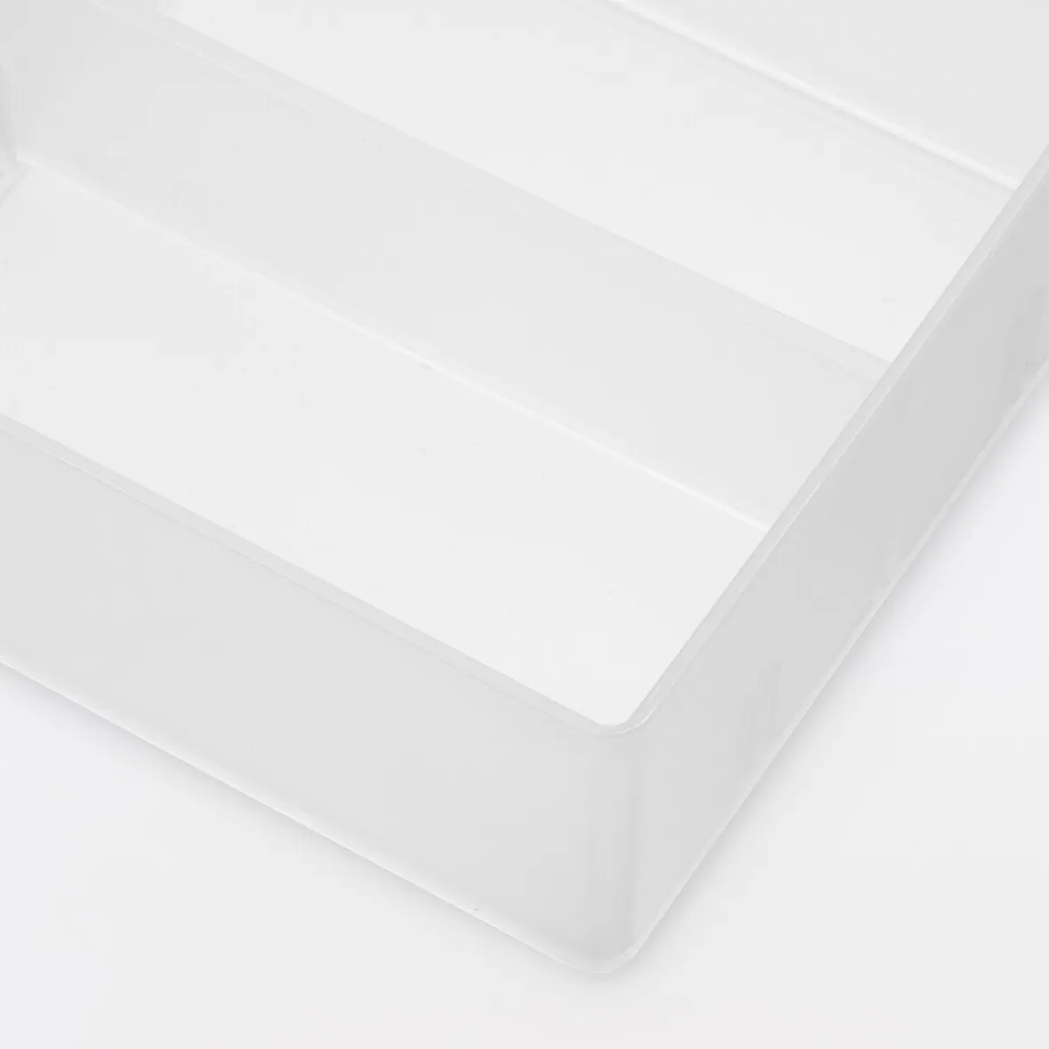 Clearance Muji Corbeille PP avec séparateur 1 ‐ 10x10x4cm