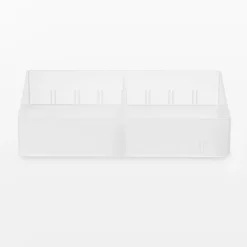 Clearance Muji Corbeille PP avec séparateur 4 ‐ 13.4 x 20