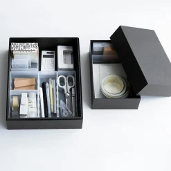 Clearance Muji Corbeille PP avec séparateur 4 ‐ 13.4 x 20