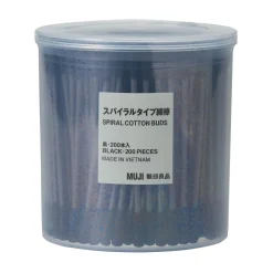 Online Muji Cotons‐tiges noirs ‐ Boîte de 200