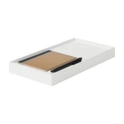 Discount Muji Couvercle pour boîte archives grise en PP 15cm
