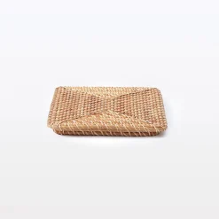 Best Muji Couvercle pour panier en rotin L36X P26X H3cm