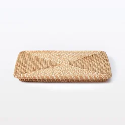 Discount Muji Couvercle pour panier en rotin L35X P36X H3cm