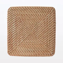 Discount Muji Couvercle pour panier en rotin L35X P36X H3cm