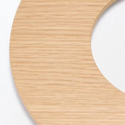 Hot Muji Couvercle pour poubelle ronde en bois