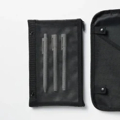 Online Muji Couverture d``agenda en polyester avec étui à stylo A5