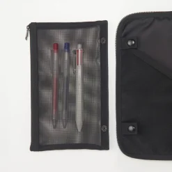 Online Muji Couverture d``agenda en polyester avec étui à stylo A5