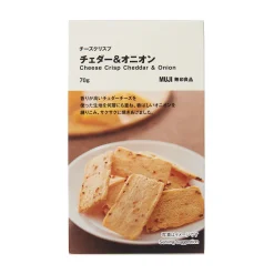 Clearance Muji Craquants au fromage ‐ Cheddar & Oignon 70g