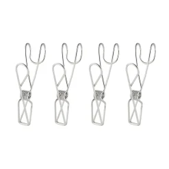 Best Muji Crochets à pince en acier inoxydable (Lot de 4)