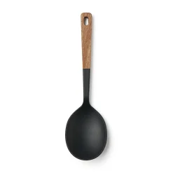 New Muji Cuchara de cocina de silicona con mango de madera