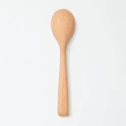 Clearance Muji Cuillère à dessert en hêtre 16cm
