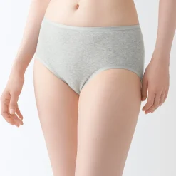 Discount Muji Culottes côtelées à taille haute pour femme