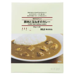Clearance Muji Curry de porc aux oignons 180g