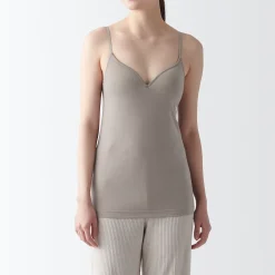 Clearance Muji Débardeur avec maintien en lyocell mélangé femme.