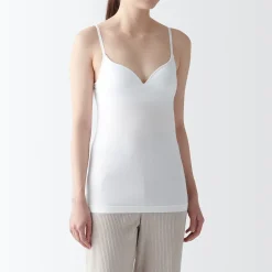 Clearance Muji Débardeur avec maintien en lyocell mélangé femme.