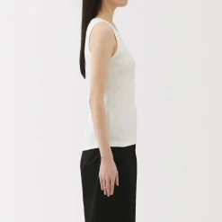 Clearance Muji Débardeur côtelé pour femme