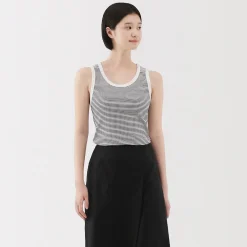 Clearance Muji Débardeur côtelé pour femme