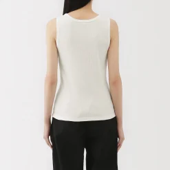 Clearance Muji Débardeur côtelé pour femme