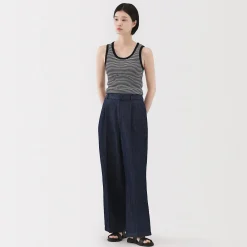 Clearance Muji Débardeur côtelé pour femme