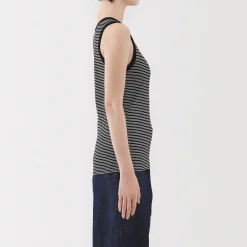 Clearance Muji Débardeur côtelé pour femme