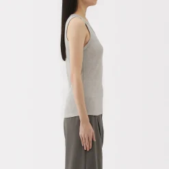 Clearance Muji Débardeur côtelé pour femme