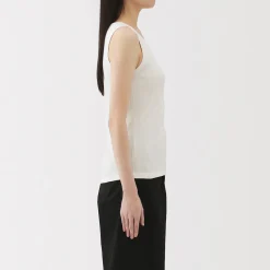 Clearance Muji Débardeur côtelé pour femme