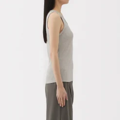Clearance Muji Débardeur côtelé pour femme