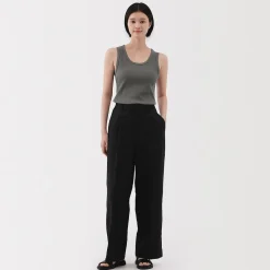 Clearance Muji Débardeur côtelé pour femme