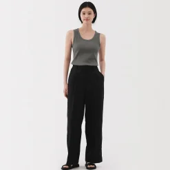 Clearance Muji Débardeur côtelé pour femme