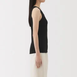 Clearance Muji Débardeur côtelé pour femme