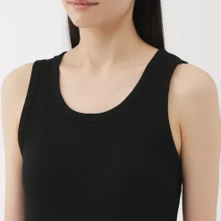 Clearance Muji Débardeur côtelé pour femme