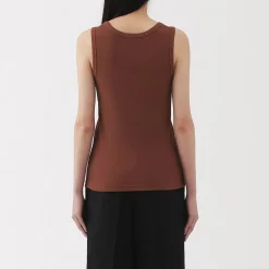 Clearance Muji Débardeur côtelé pour femme