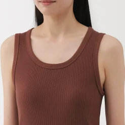 Clearance Muji Débardeur côtelé pour femme