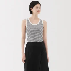 Clearance Muji Débardeur côtelé pour femme