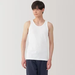 Clearance Muji Débardeur en coton respirant pour homme