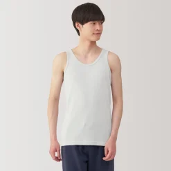 Clearance Muji Débardeur en coton respirant pour homme