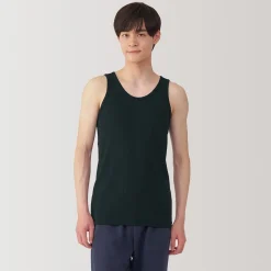 Clearance Muji Débardeur en coton respirant pour homme