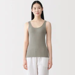 Discount Muji Débardeur léger en coton évacuation de l’humidité pour femme