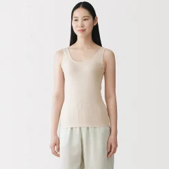 Discount Muji Débardeur léger en coton évacuation de l’humidité pour femme