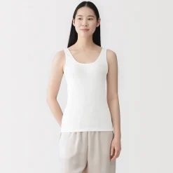 Discount Muji Débardeur léger en coton évacuation de l’humidité pour femme