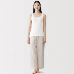 Discount Muji Débardeur léger en coton évacuation de l’humidité pour femme