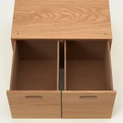 Sale Muji Demi bloc‐tiroir en chêne ‐ 2 tiroirs (Dont Eco‐part. 0,82 €)