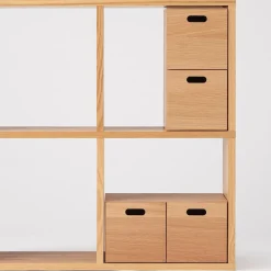 Sale Muji Demi bloc‐tiroir en chêne ‐ 2 tiroirs (Dont Eco‐part. 0,82 €)