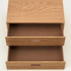 Sale Muji Demi bloc‐tiroir en chêne ‐ 2 tiroirs horizontaux (Dont Eco‐part. 0,82 €)