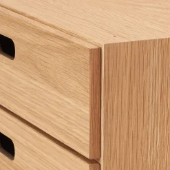 Sale Muji Demi bloc‐tiroir en chêne ‐ 2 tiroirs horizontaux (Dont Eco‐part. 0,82 €)